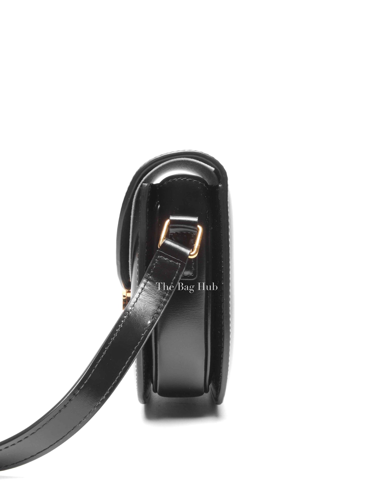 Celine Black Shiny Calfskin Teen Besace Bag