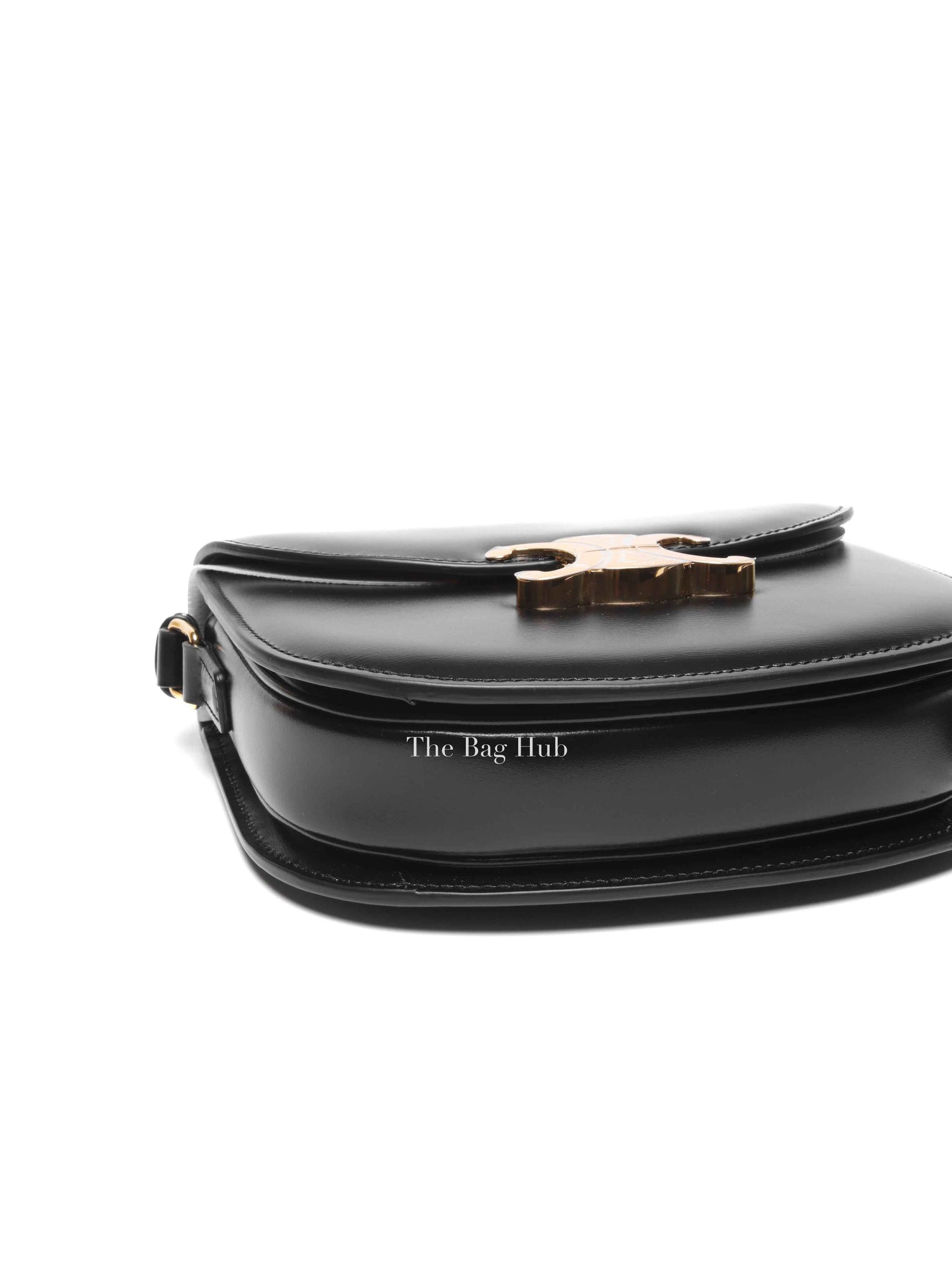 Celine Black Shiny Calfskin Teen Besace Bag
