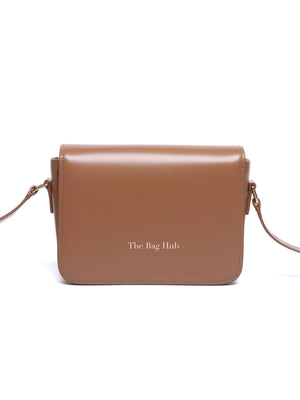 Celine Bronze Shiny Calfskin Teen Triomphe Bag