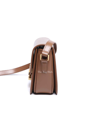 Celine Bronze Shiny Calfskin Teen Triomphe Bag