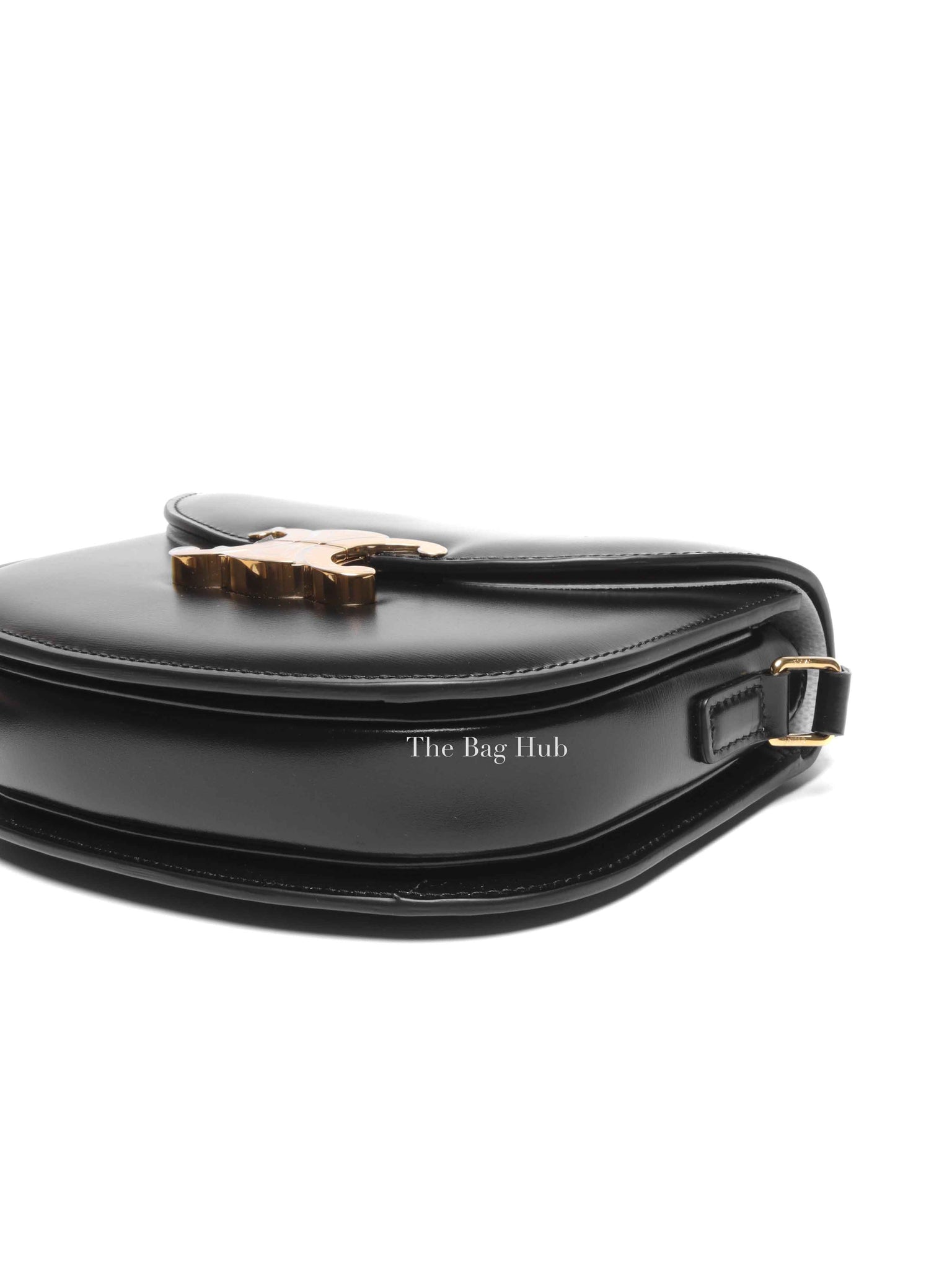 Celine Black Shiny Calfskin Teen Besace Bag