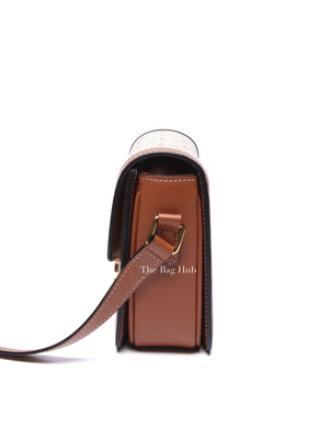 Celine White Canvas/Calfskin Teen Triomphe Bag