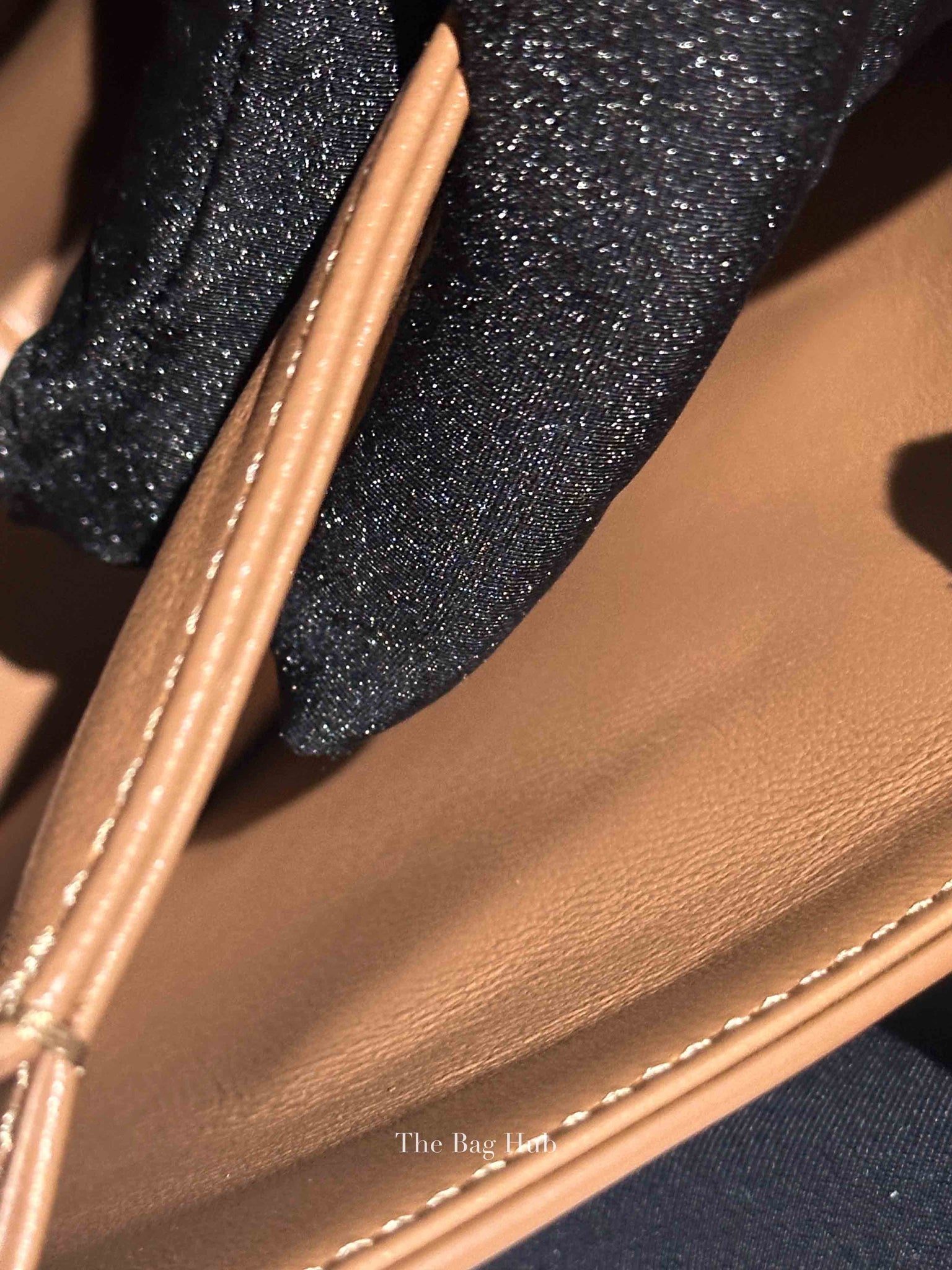 Celine Bronze Shiny Calfskin Teen Triomphe Bag