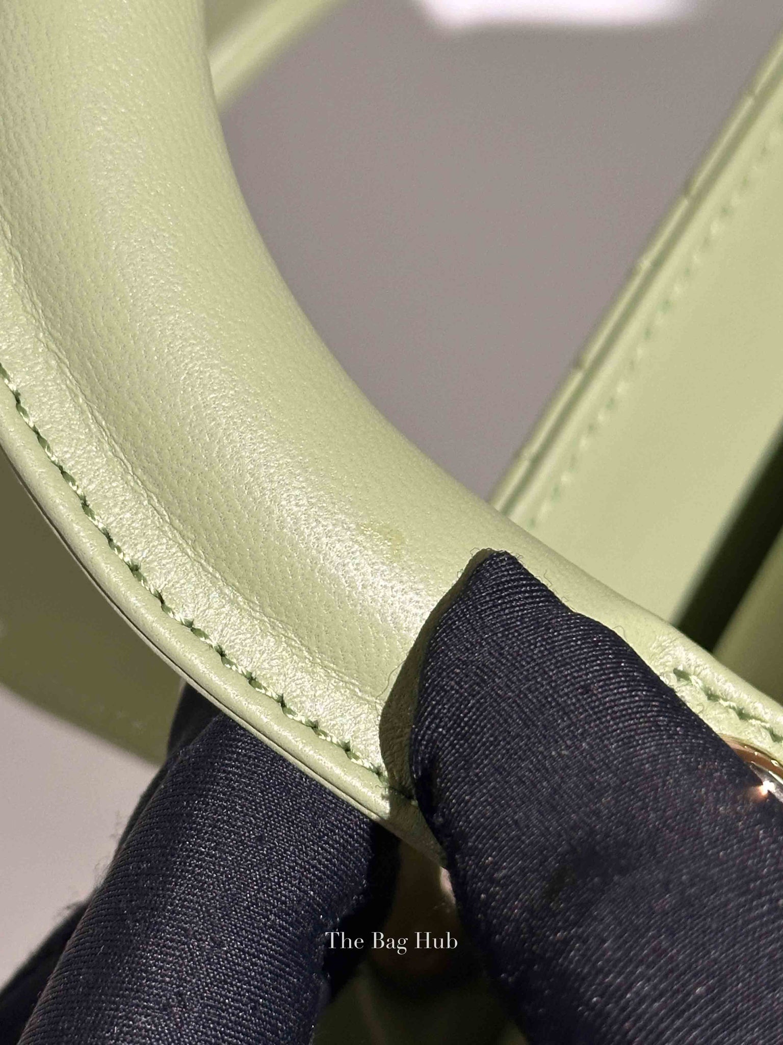 Dior Green Lambskin Quilted Lady Dior Small Bag