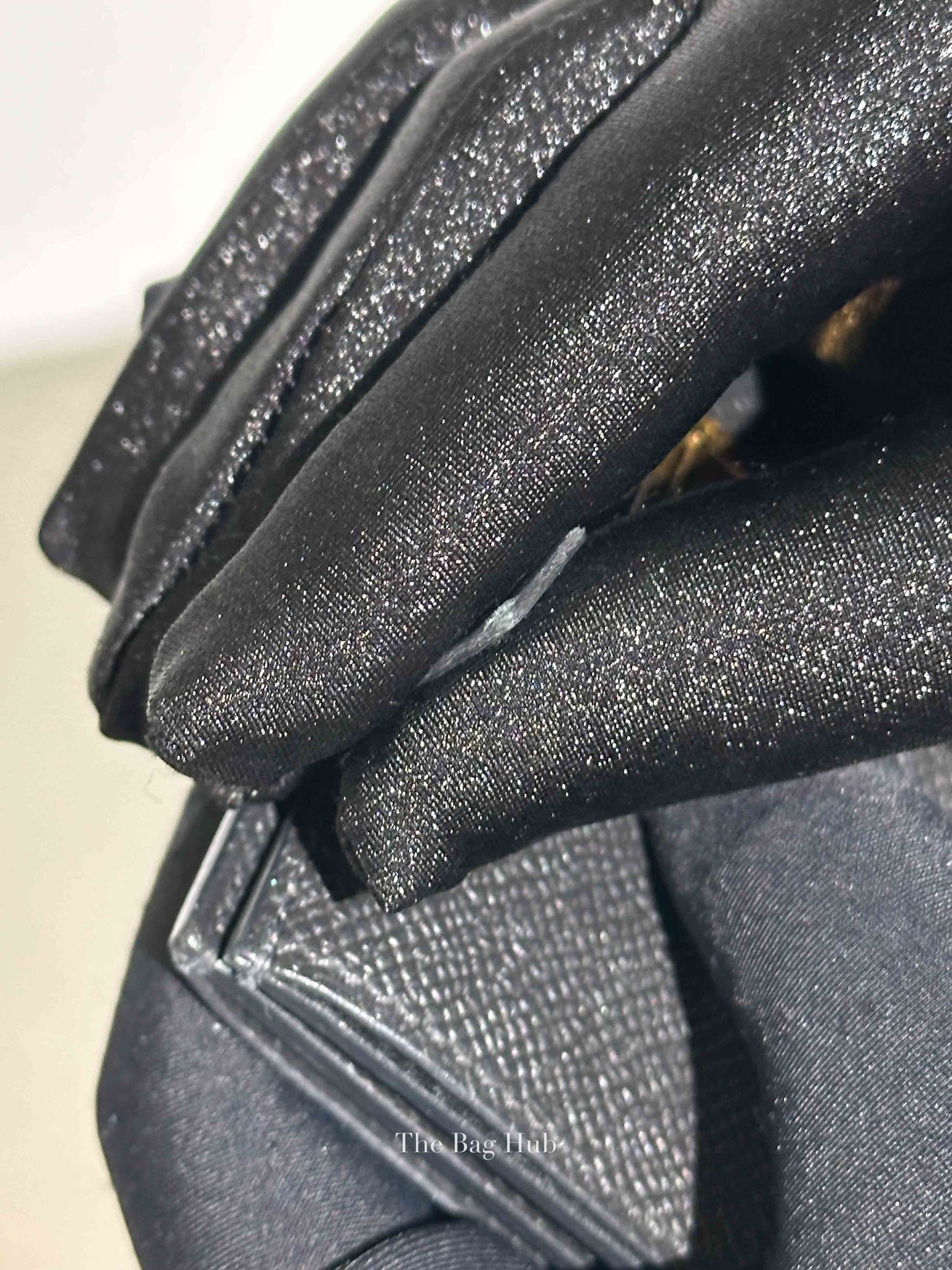 Hermes Noir Epsom Bearn Compact Wallet GHW