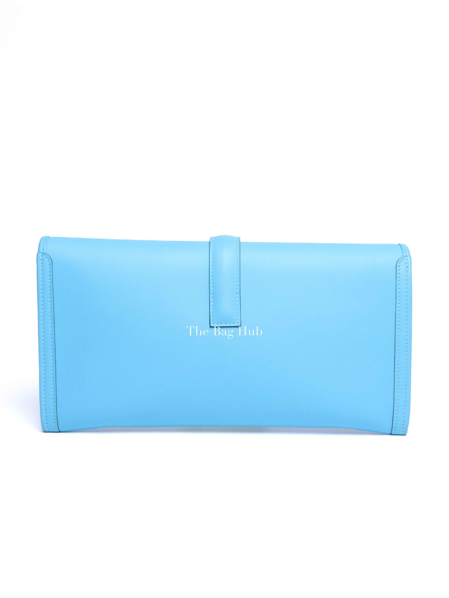 Hermes Bleu Zanzibar Swift Jige Elan 29 Clutch Bag
