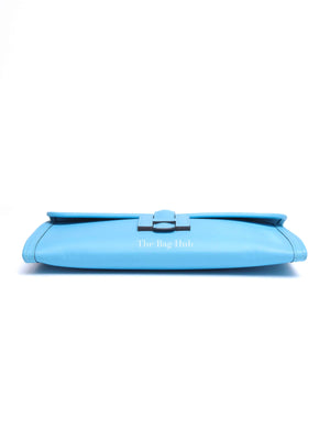 Hermes Bleu Zanzibar Swift Jige Elan 29 Clutch Bag