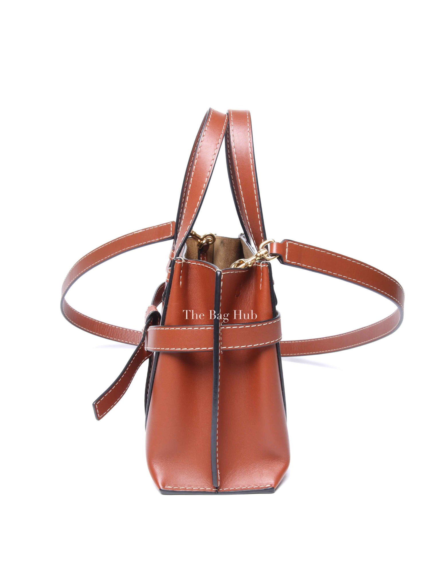 Loewe Rusty Brown Calfskin Mini Gate Top Handle Bag