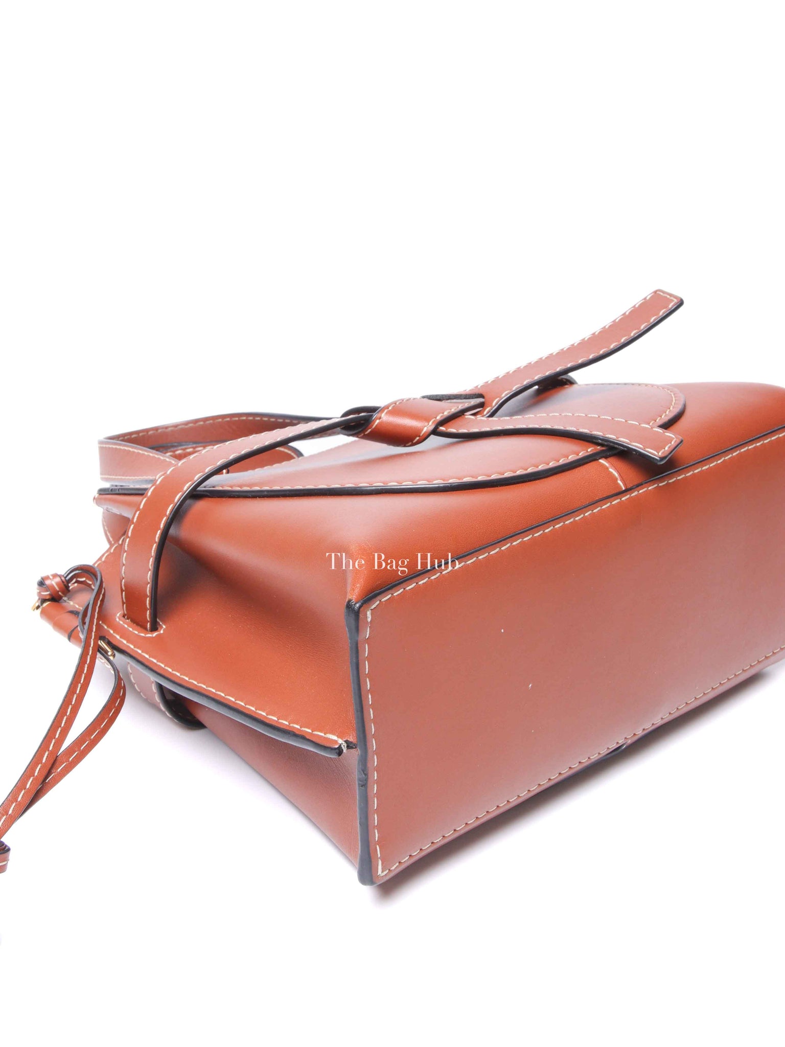 Loewe Rusty Brown Calfskin Mini Gate Top Handle Bag