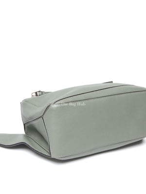 Loewe Dark Sage Leather Puzzle Small Bumbag