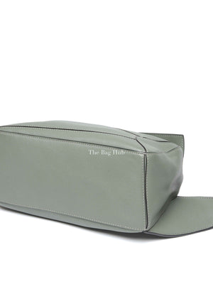 Loewe Dark Sage Leather Puzzle Small Bumbag