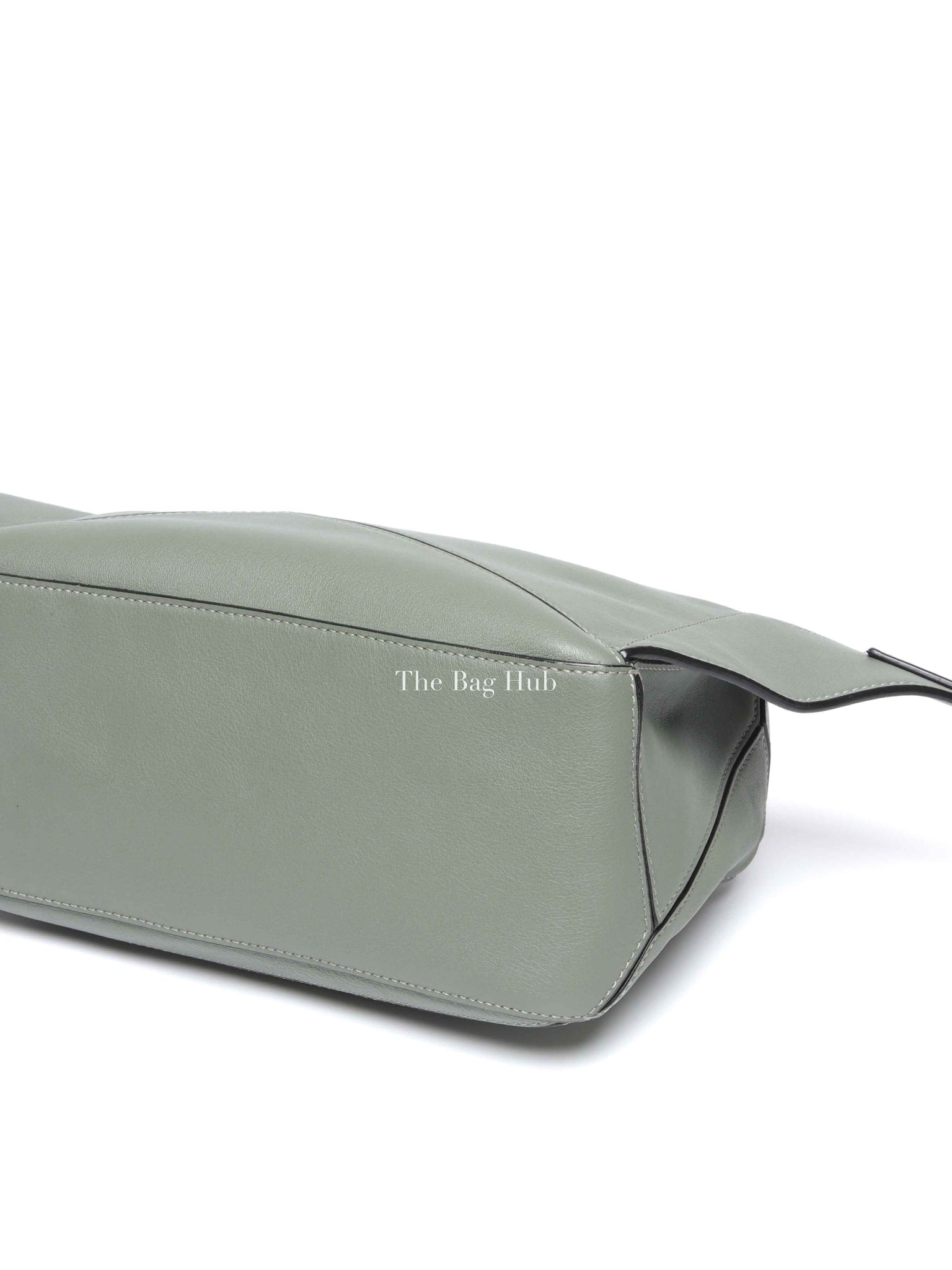 Loewe Dark Sage Leather Puzzle Small Bumbag