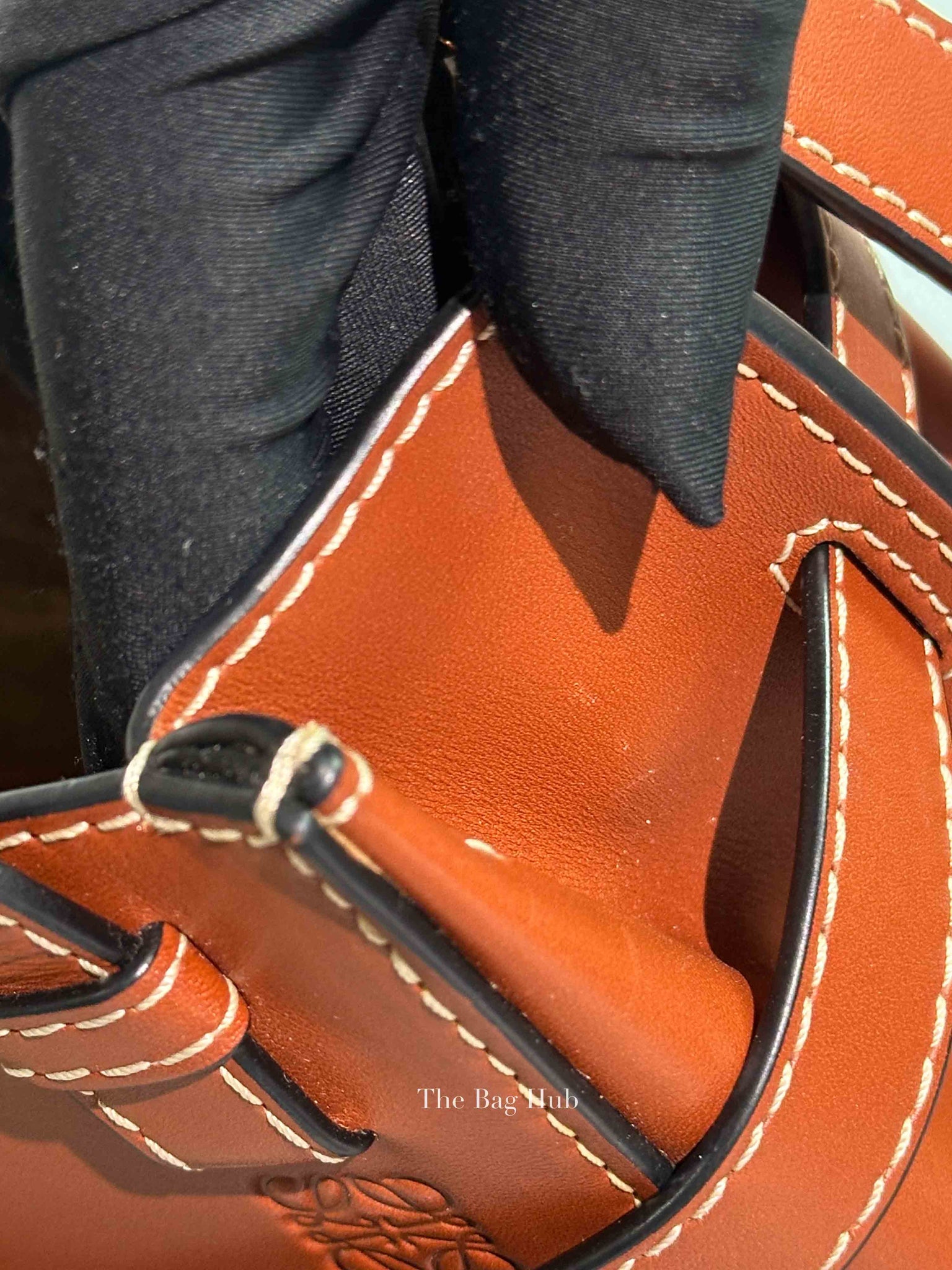 Loewe Rusty Brown Calfskin Mini Gate Top Handle Bag