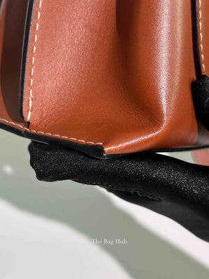 Loewe Rusty Brown Calfskin Mini Gate Top Handle Bag