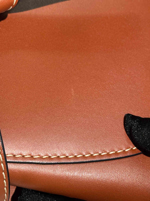 Loewe Rusty Brown Calfskin Mini Gate Top Handle Bag
