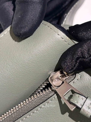 Loewe Dark Sage Leather Puzzle Small Bumbag