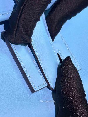 Hermes Bleu Zanzibar Swift Jige Elan 29 Clutch Bag
