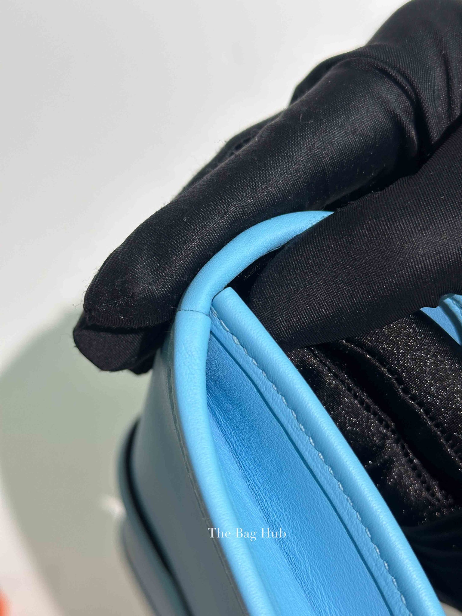 Hermes Bleu Zanzibar Swift Jige Elan 29 Clutch Bag
