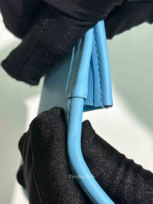 Hermes Bleu Zanzibar Swift Jige Elan 29 Clutch Bag