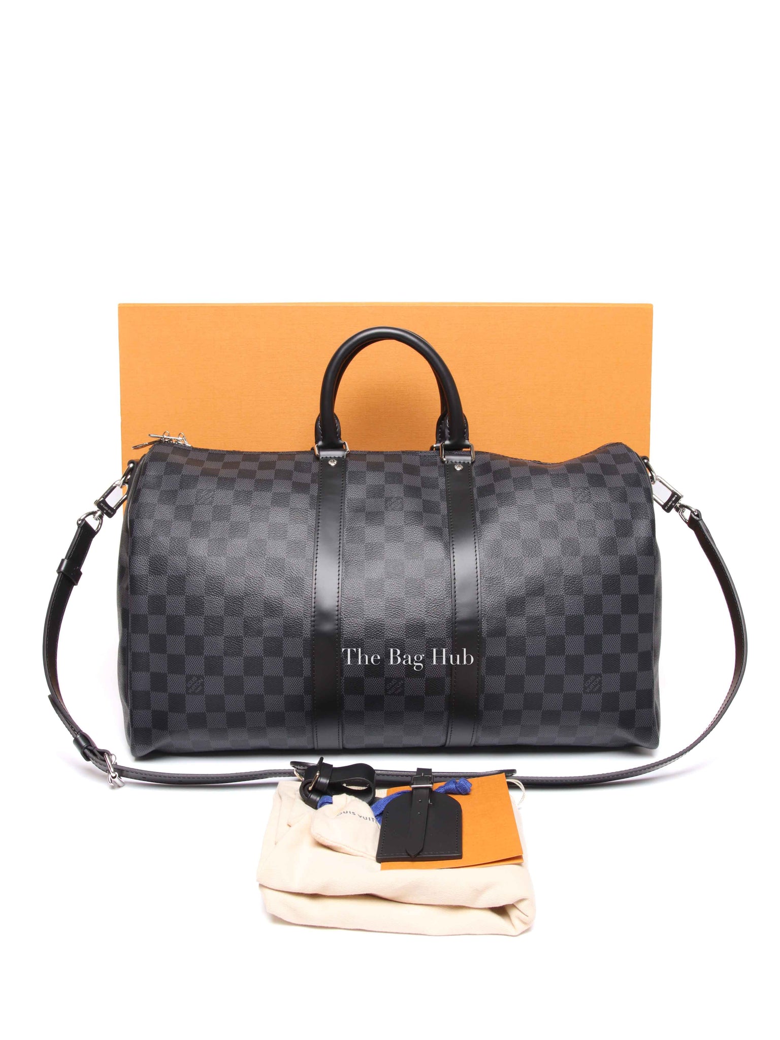 Louis Vuitton Damier Graphite Canvas Keepall 45 Bag