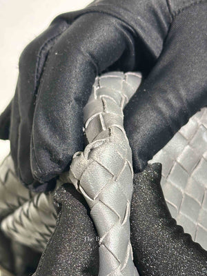 Bottega Veneta Grey Nappa Intrecciato Large Parachute Bag