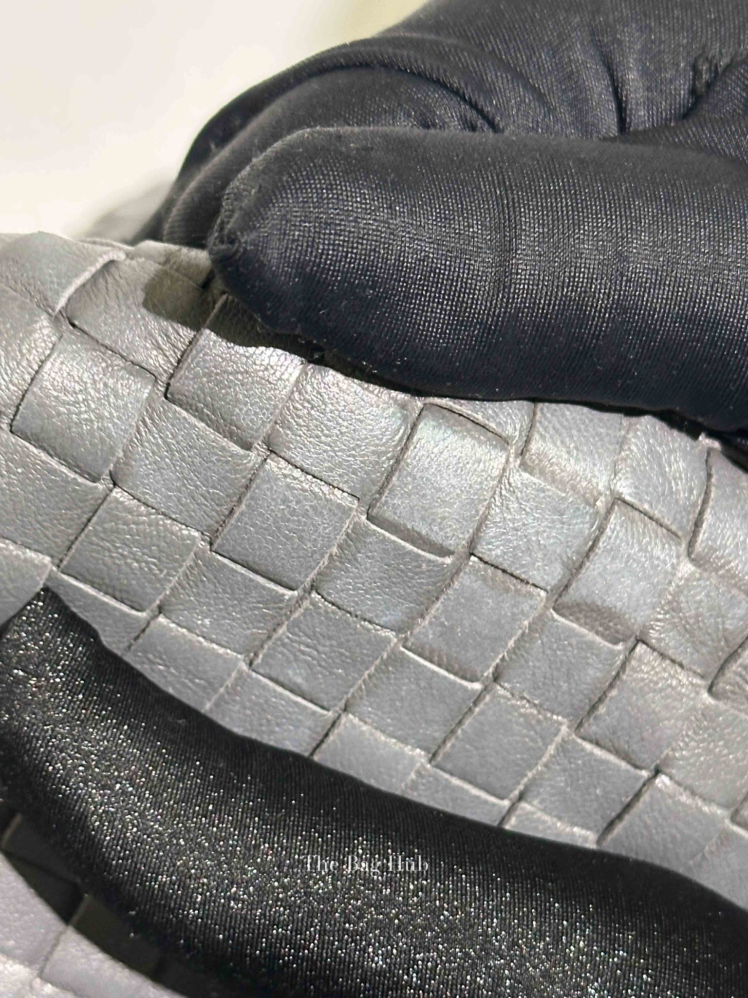 Bottega Veneta Grey Nappa Intrecciato Large Parachute Bag