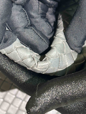 Bottega Veneta Grey Nappa Intrecciato Large Parachute Bag