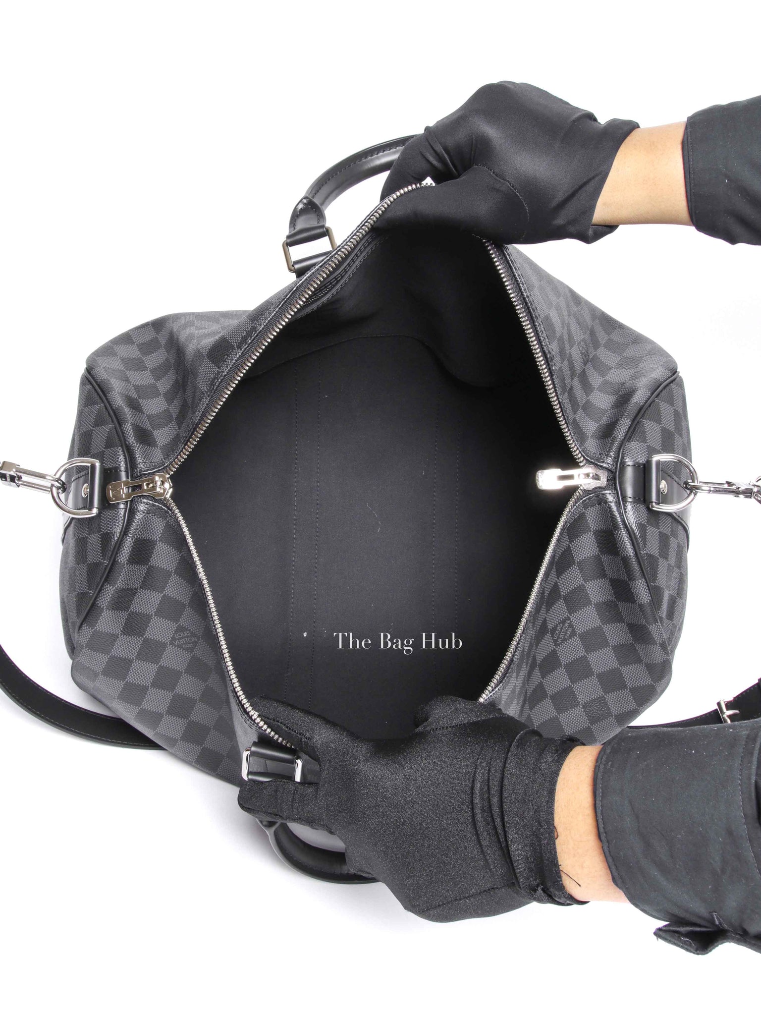 Louis Vuitton Damier Graphite Canvas Keepall 45 Bag