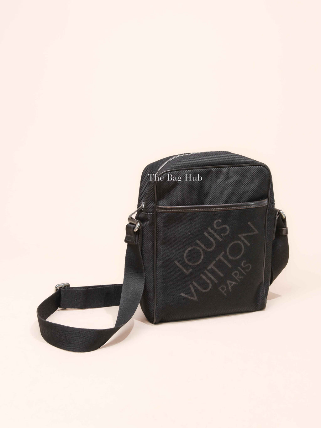 Louis Vuitton Black Damier Canvas Geant Citadin Messenger Bag