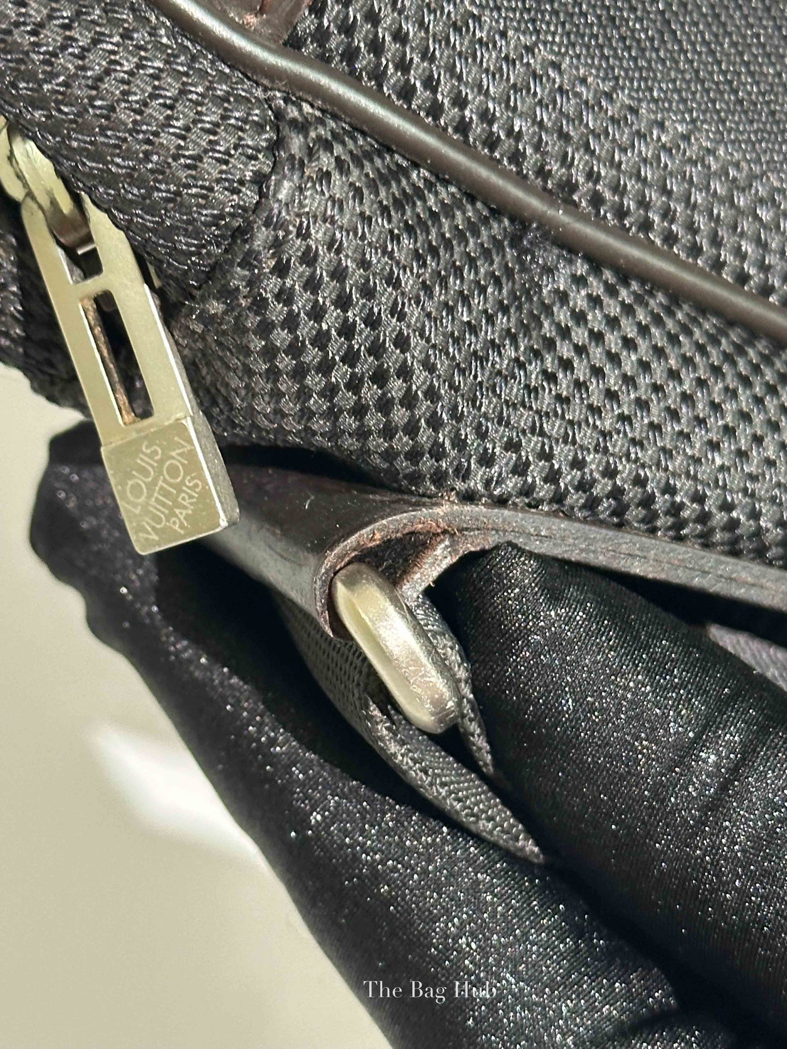 Louis Vuitton Black Damier Canvas Geant Citadin Messenger Bag