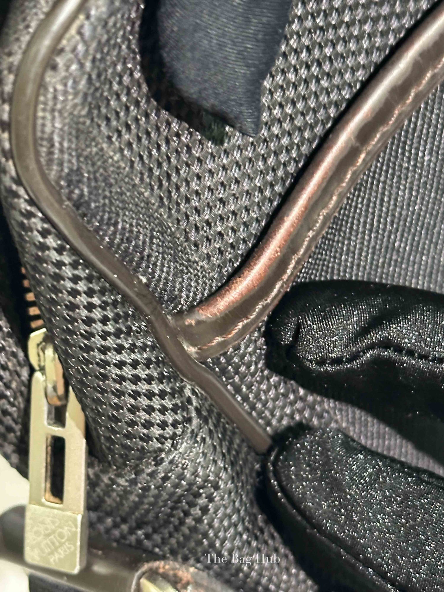 Louis Vuitton Black Damier Canvas Geant Citadin Messenger Bag