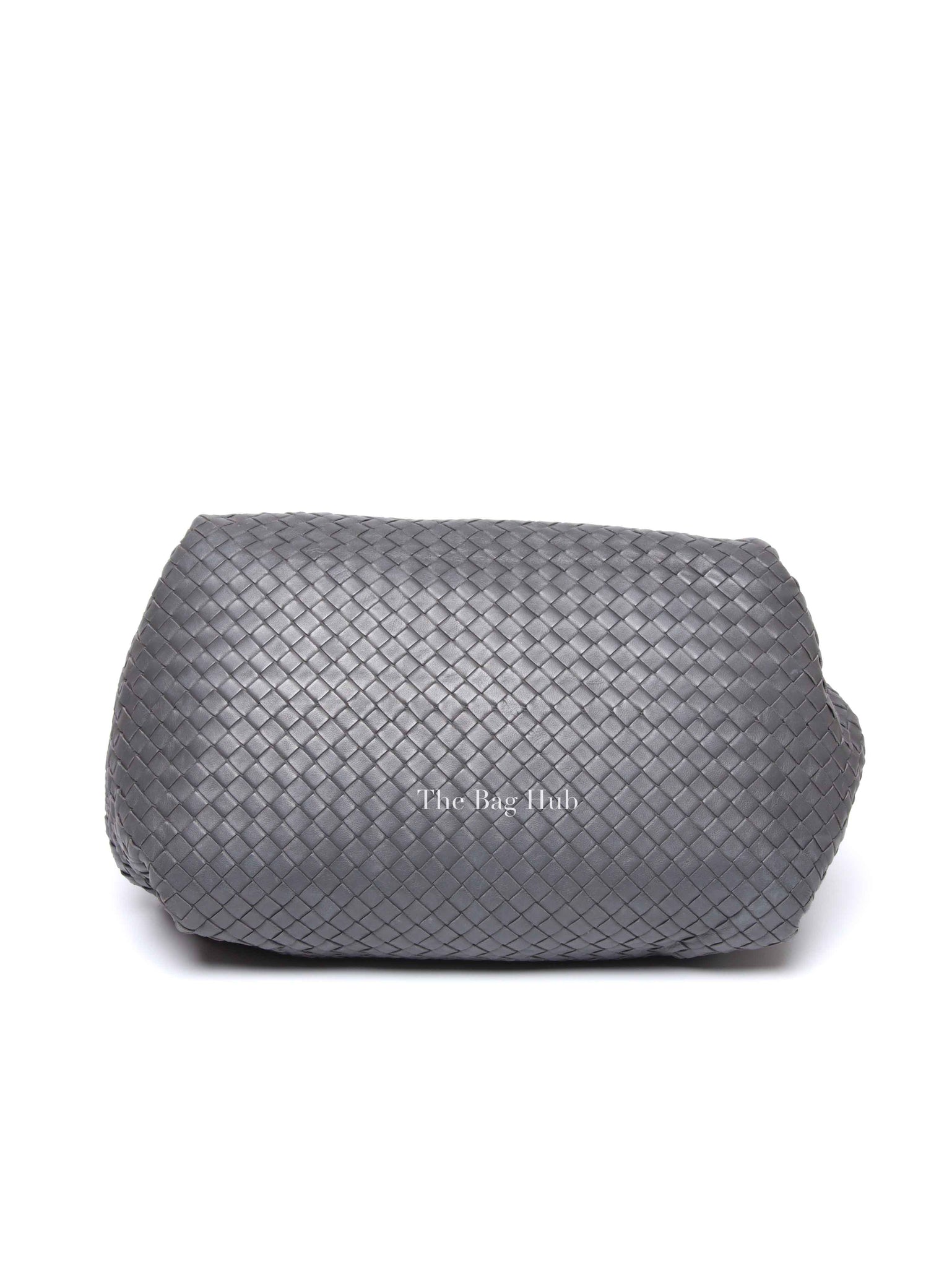 Bottega Veneta Grey Nappa Intrecciato Large Parachute Bag