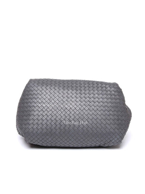 Bottega Veneta Grey Nappa Intrecciato Large Parachute Bag
