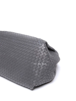 Bottega Veneta Grey Nappa Intrecciato Large Parachute Bag