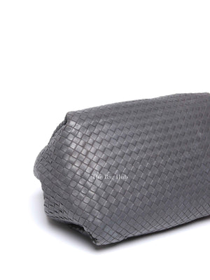Bottega Veneta Grey Nappa Intrecciato Large Parachute Bag