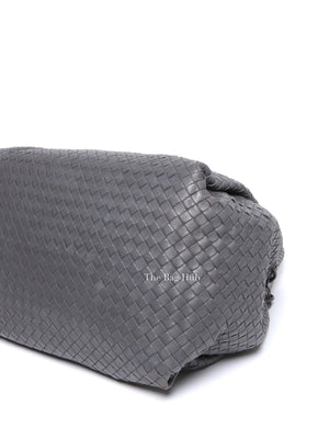 Bottega Veneta Grey Nappa Intrecciato Large Parachute Bag