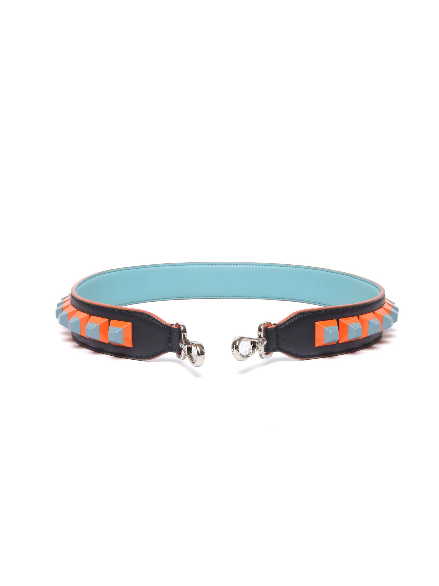 Fendi Multicolor Leather Studded Bag Strap