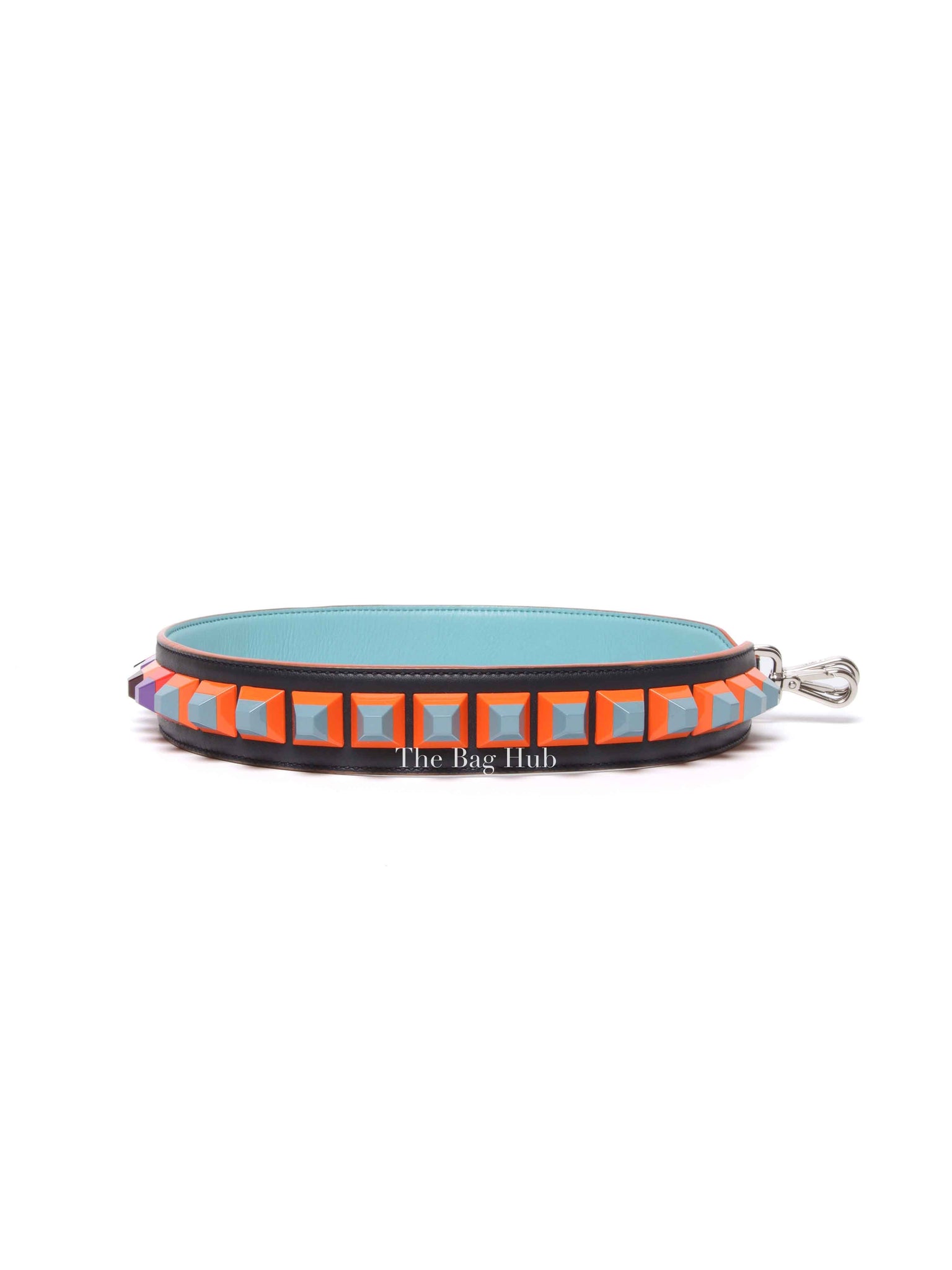 Fendi Multicolor Leather Studded Bag Strap