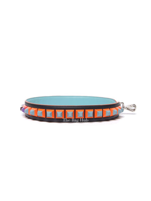 Fendi Multicolor Leather Studded Bag Strap