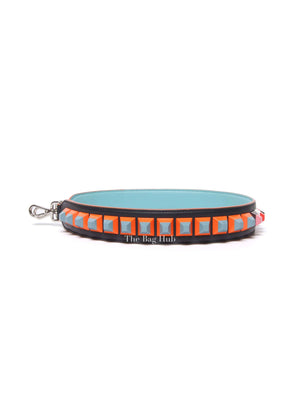 Fendi Multicolor Leather Studded Bag Strap