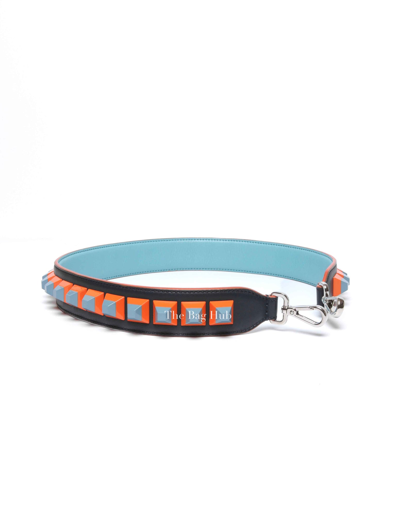 Fendi Multicolor Leather Studded Bag Strap