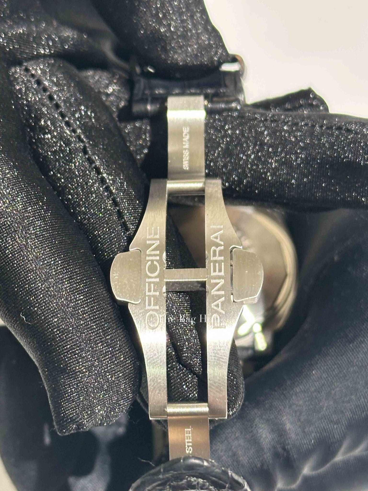 Officine Panerai Stainless Steel Luminor Power Reserve Automatic Watch