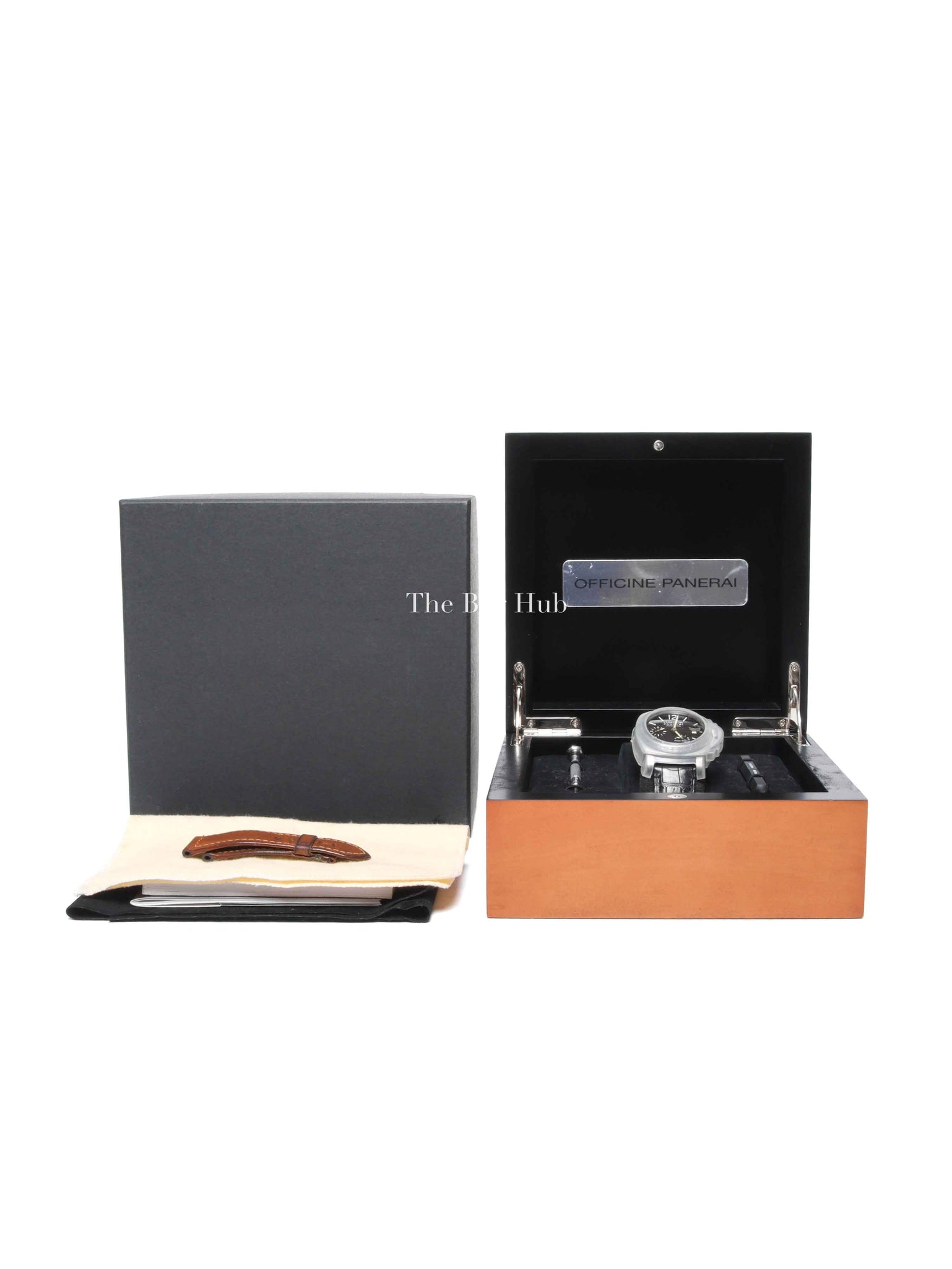 Officine Panerai Stainless Steel Luminor Power Reserve Automatic Watch