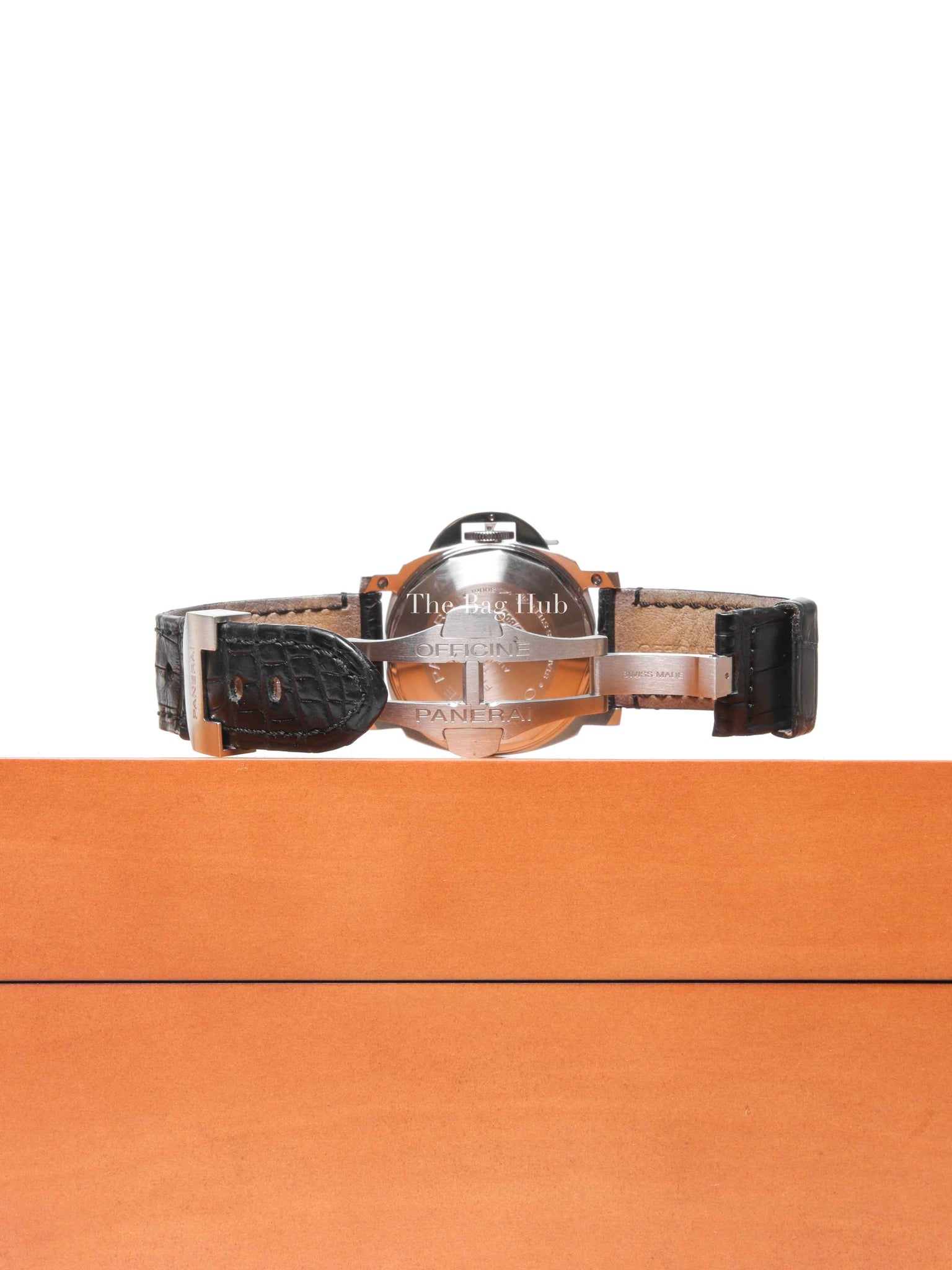 Officine Panerai Stainless Steel Luminor Power Reserve Automatic Watch