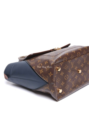 Louis Vuitton Ostrich and Python Monogram Leather Canvas Limited Edition Majestueux MM Bag