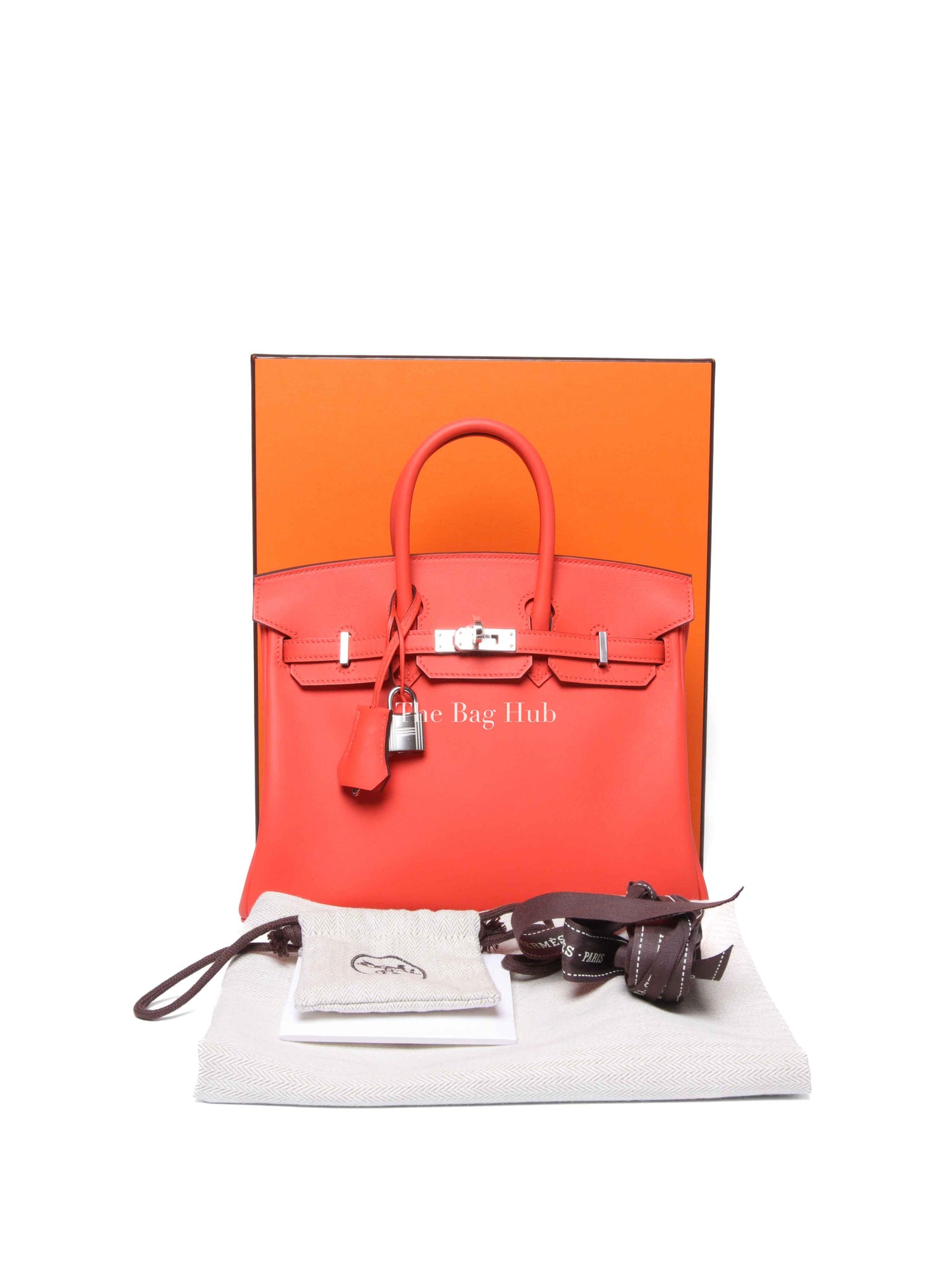 Hermes Rose Jaipur Swift Leather Birkin 25 PHW