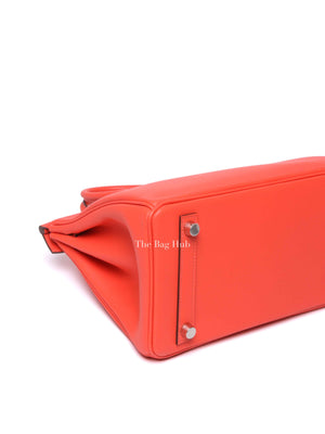 Hermes Rose Jaipur Swift Leather Birkin 25 PHW