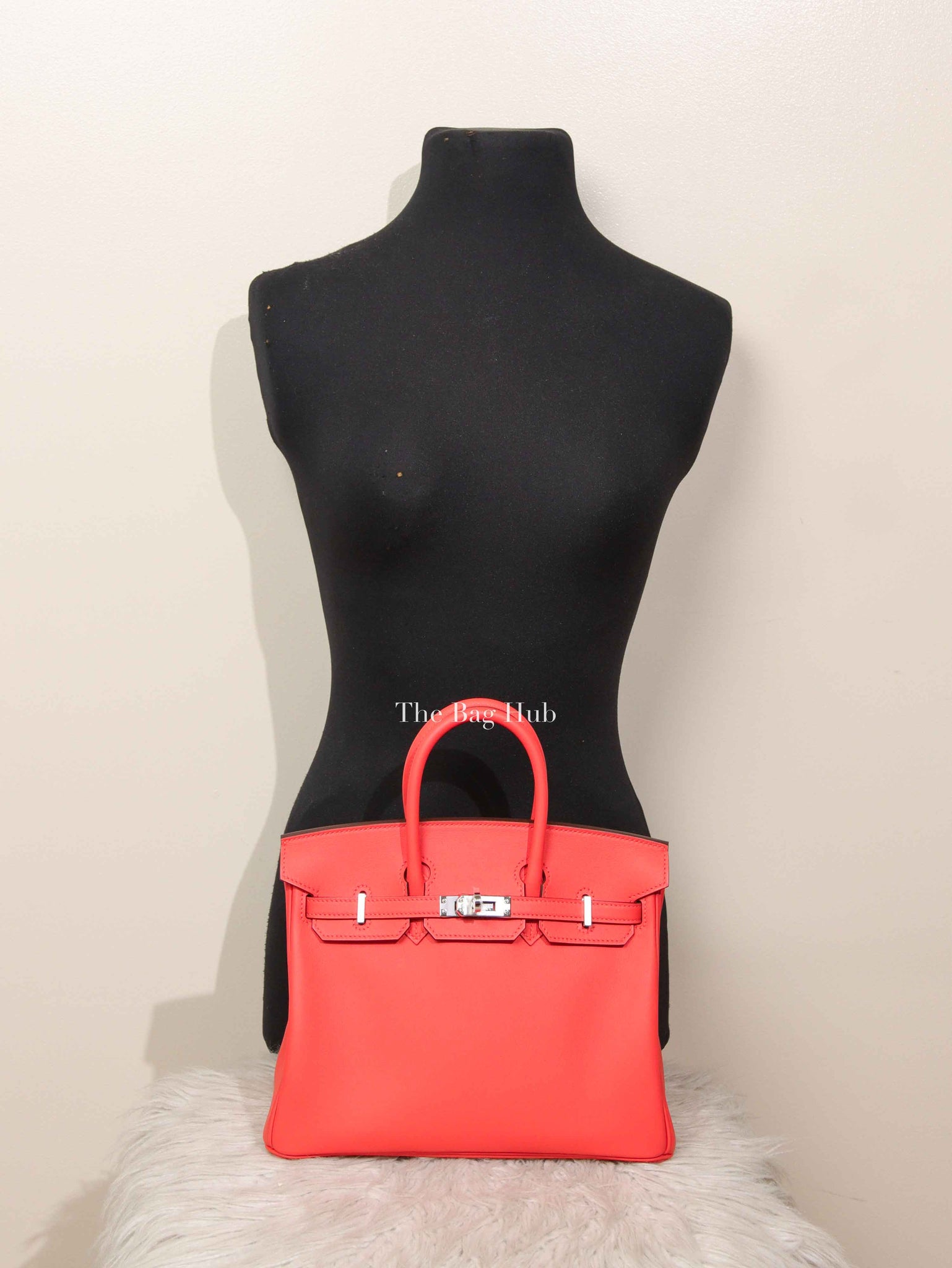 Hermes Rose Jaipur Swift Leather Birkin 25 PHW