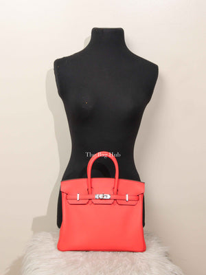 Hermes Rose Jaipur Swift Leather Birkin 25 PHW
