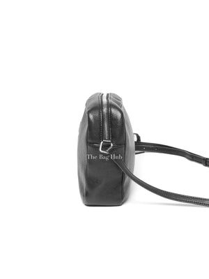 Saint Laurent Black Leather Lou Camera Crossbody Bag